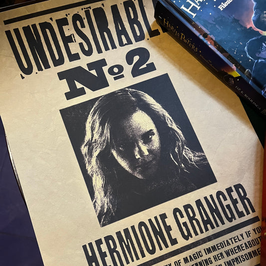 Undesirable No.2 Hermione Granger poster Harry Potter Riga