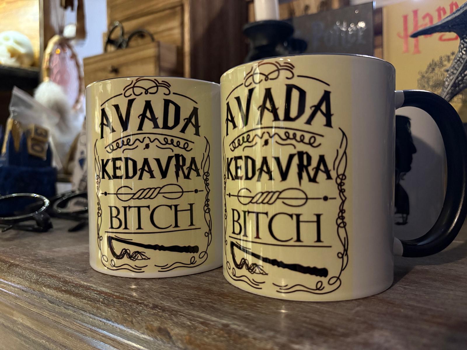 Harija Potera krūze Avada Kedavra dizainā